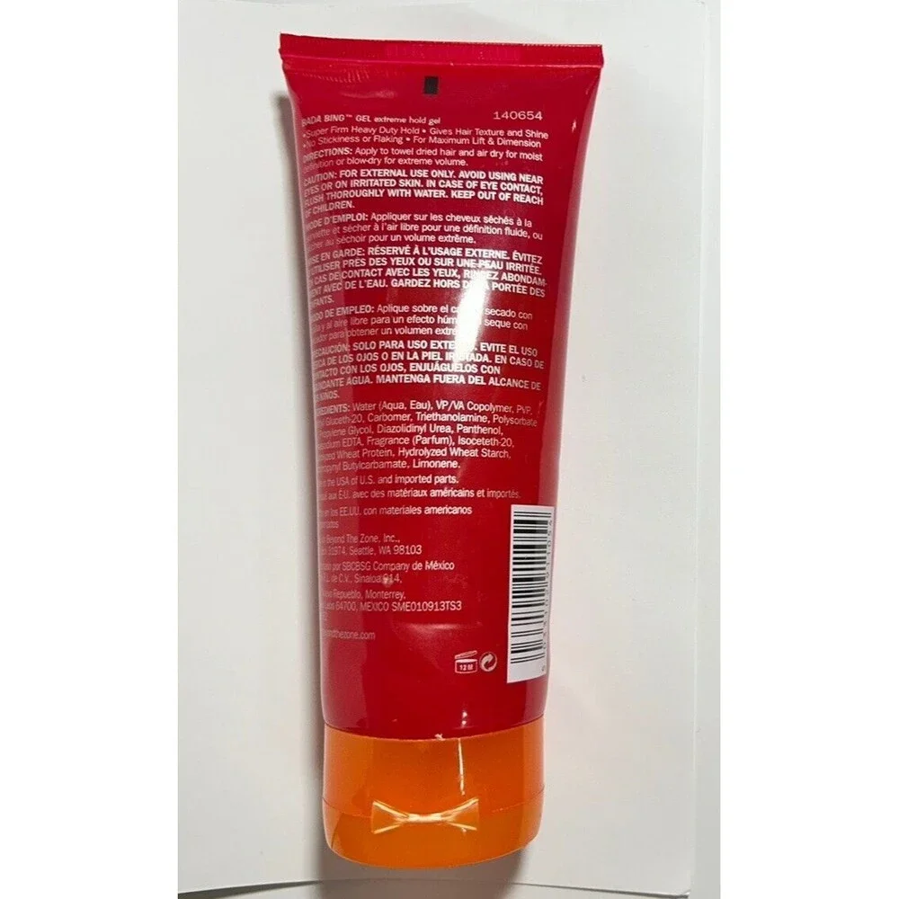BTZ Beyond The Zone BADA BING GEL, Super Hold Sculpt & mold 7 oz. Extreme Hold